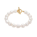 See You Soon  | 14K Gold Filled Baroque Pearl Bracelet