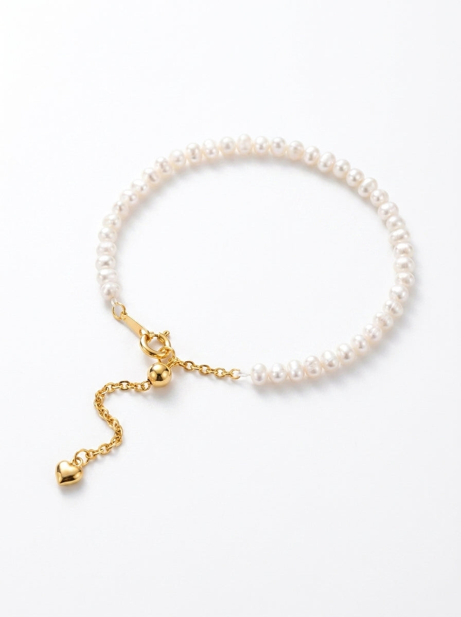 The Shoreline | 18K Gold Filled Freshwater Mini Pearls Bracelet