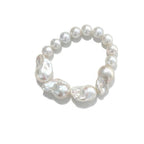 The Unmarked Map | Unique Baroque Pearl Bracelet