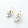 The Oyster's Secret | 18K Gold Plated Baroque Pearl Earrings