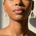 The Oyster's Secret | 18K Gold Plated Baroque Pearl Earrings