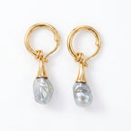 First Pearl | 18K Gold Plated Baroque Pearl Earrings