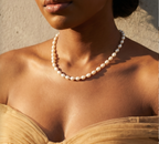 Golden Hour | 14K Gold Filled Natural Baroque Pearl Necklace