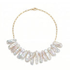 Crown of Silk | 14K Gold Filled  Baroque Pearl Necklace