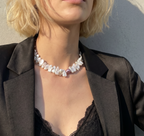 Water Garden | Blooming Shape Baroque Pearl Necklace