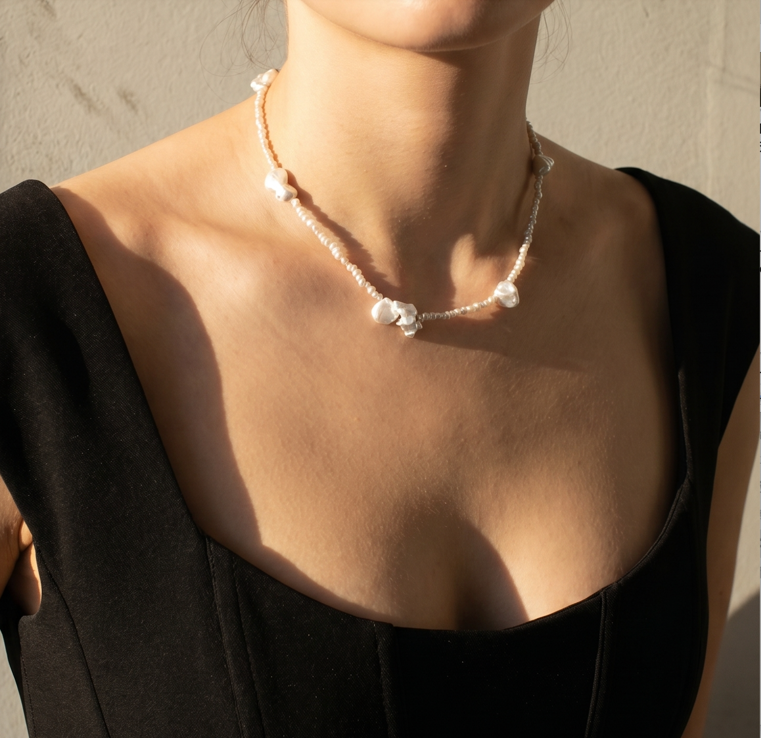 The Standout ones | Freshwater Pearls & Baroque Pearls Necklace
