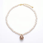 Whisper of the Tide | 18K Gold Filled Baroque Pearl Necklace