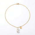 The Cloud Pair | 14K Gold Filled Baroque Pearl Necklace