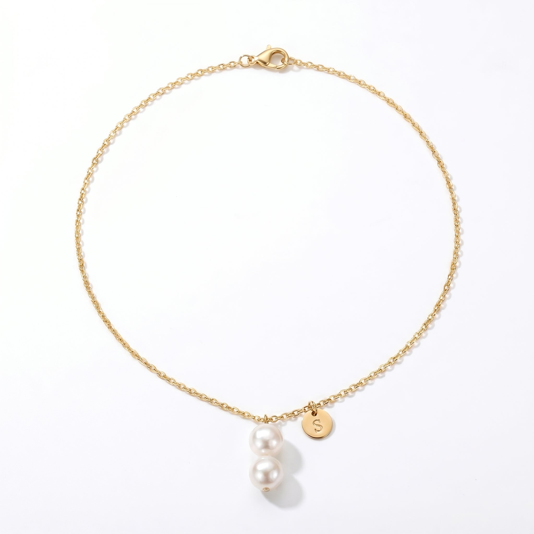 The Cloud Pair | 14K Gold Filled Baroque Pearl Necklace