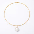 Night Bloom | 18K Gold Plated Baroque Pearl Necklace