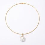 Night Bloom | 18K Gold Plated Baroque Pearl Necklace