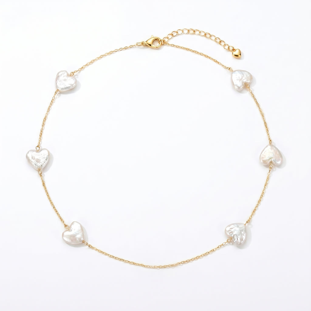 The Pure Love | 14K Gold Filled Baroque Pearl Necklace