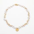 Beautiful Chaos | 18K Gold Plated Baroque Pearl Necklace
