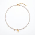 Unbound Grace | W 18K Gold Plated Baroque Pearl Necklace