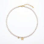 Unbound Grace | W 18K Gold Plated Baroque Pearl Necklace