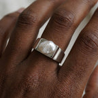 Sunken Treasure | 925 Sterling Silver Baroque Pearl Ring