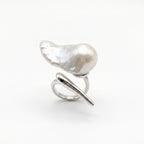 Tears of Aphrodite | 925 Sterling Silver Baroque Pearl Ring