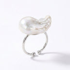 Ocean's Breath | 925 Sterling Silver Baroque Pearl Ring
