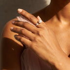 Deep Water Ember | 925 Sterling Silver Freshwater Pearl Ring