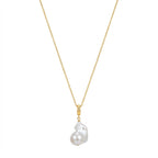 Sculptor's Muse | 14K Gold Filled Baroque Pearl Necklace