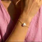 The Unspoken | 14K Gold Filled Baroque Pearl Bracelet
