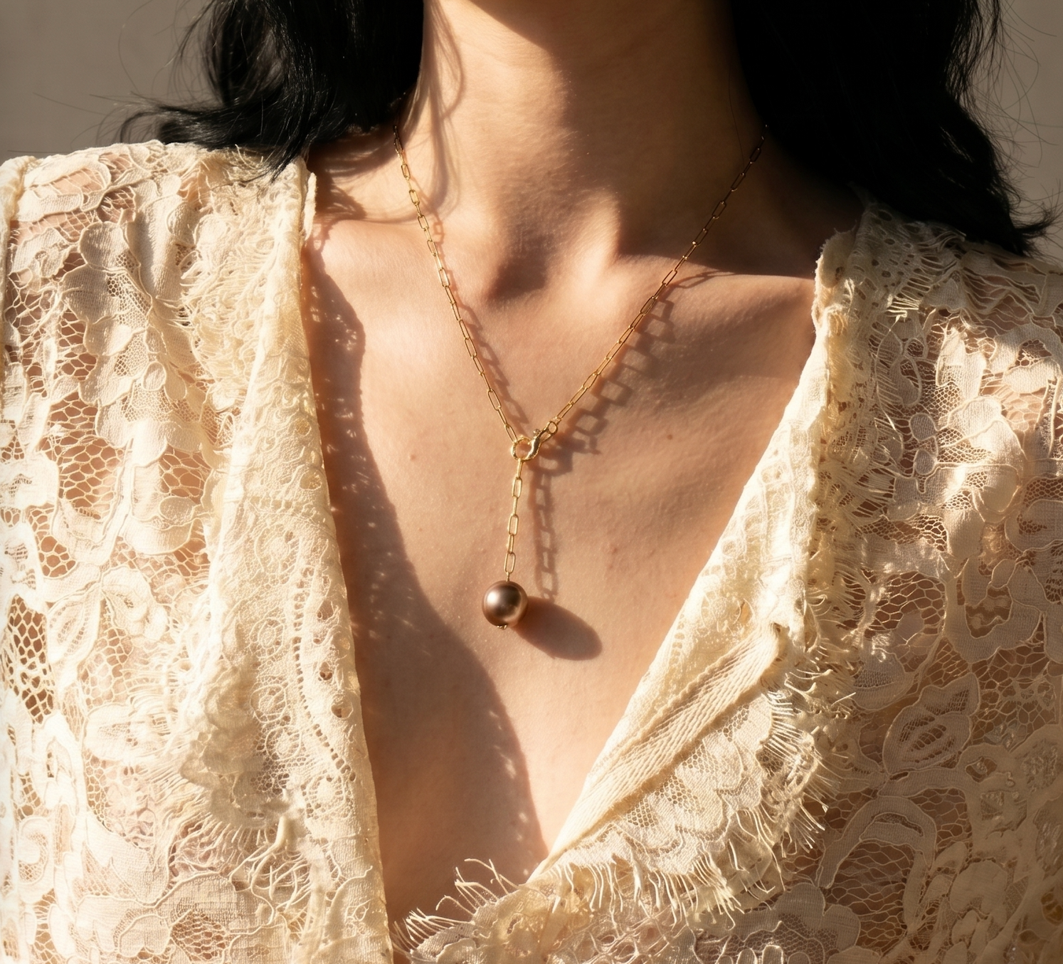 Alchemist's Dream | 14K Gold Filled Baroque Pearl Necklace