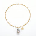 Tears of the Nebula | 14K Gold Filled Baroque Pearl Necklace