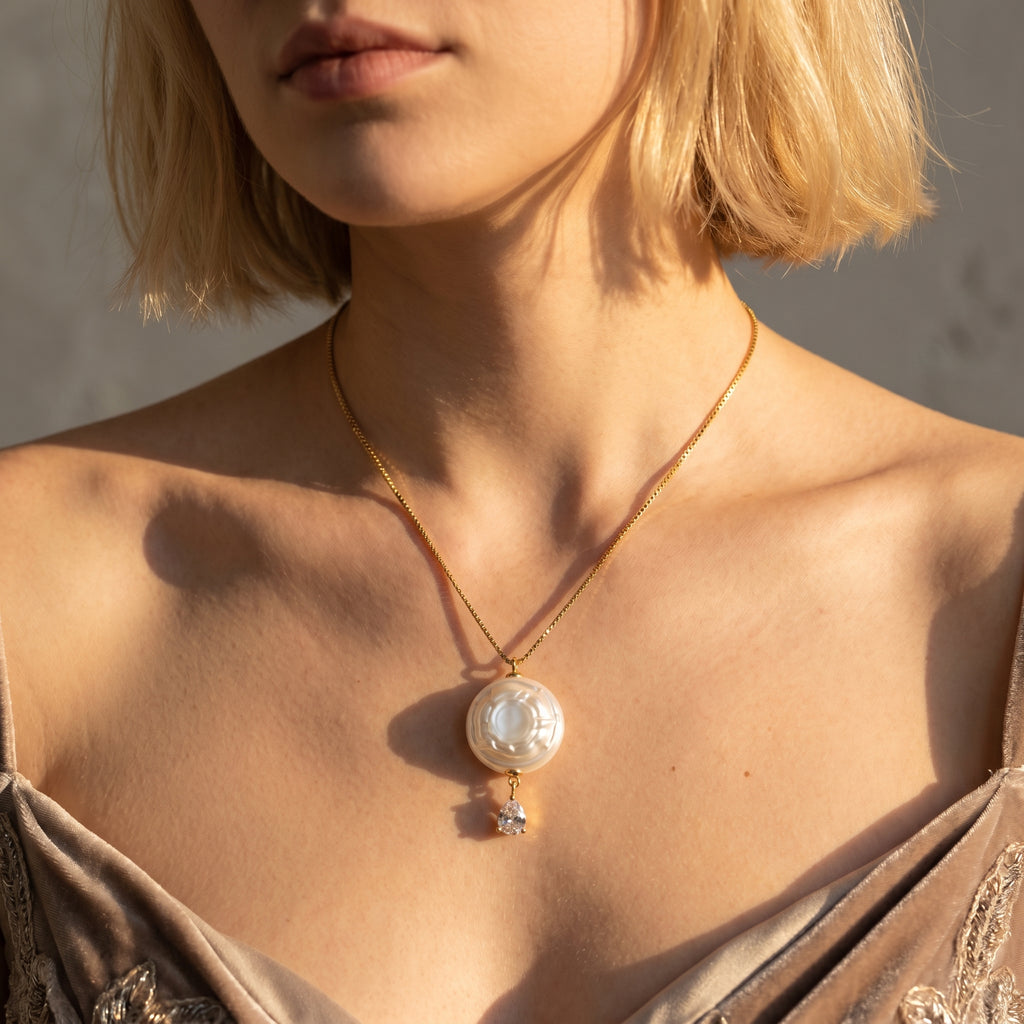 The Last Waltz | 18K Gold Plated Baroque Pearl Necklace