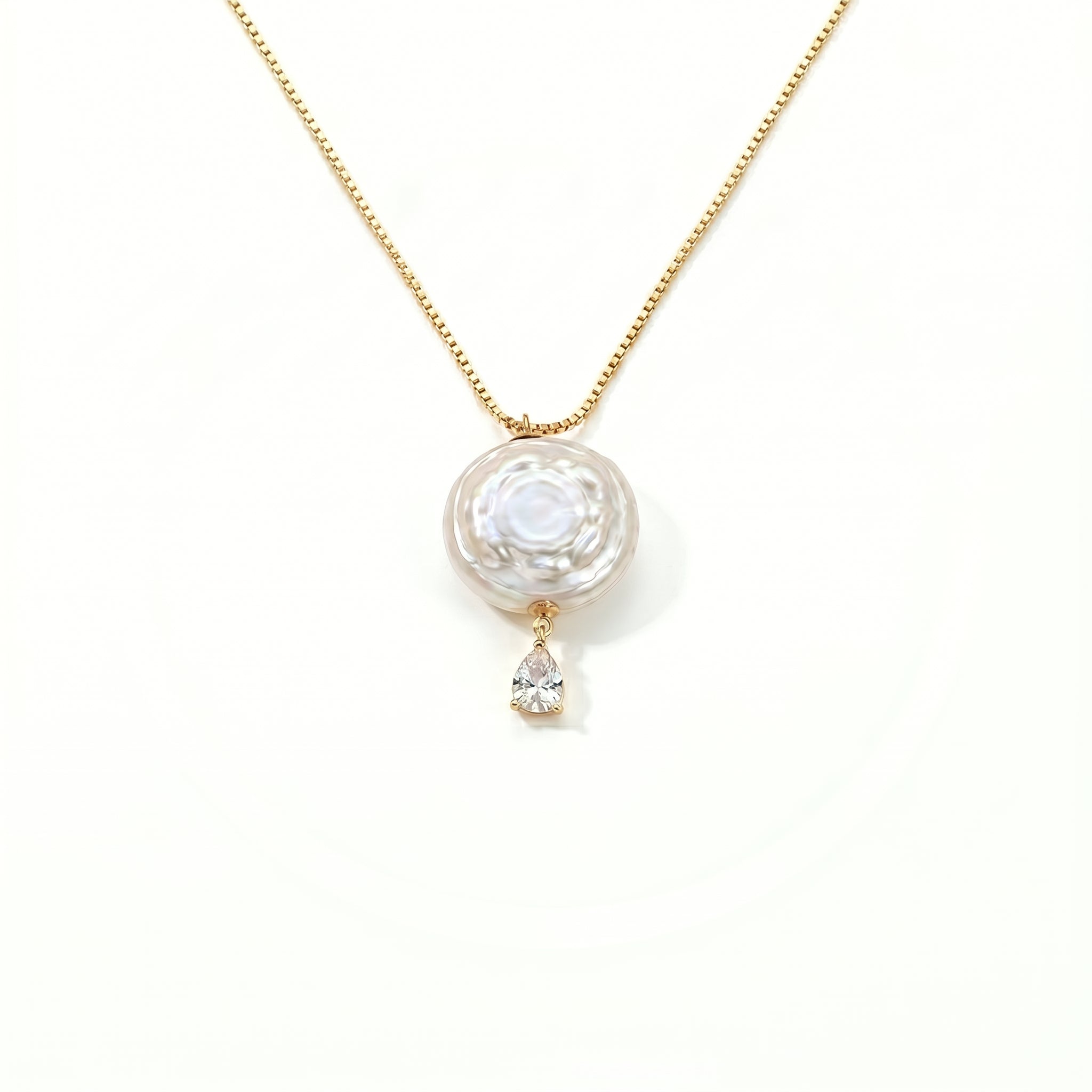 The Last Waltz | 18K Gold Plated Baroque Pearl Necklace