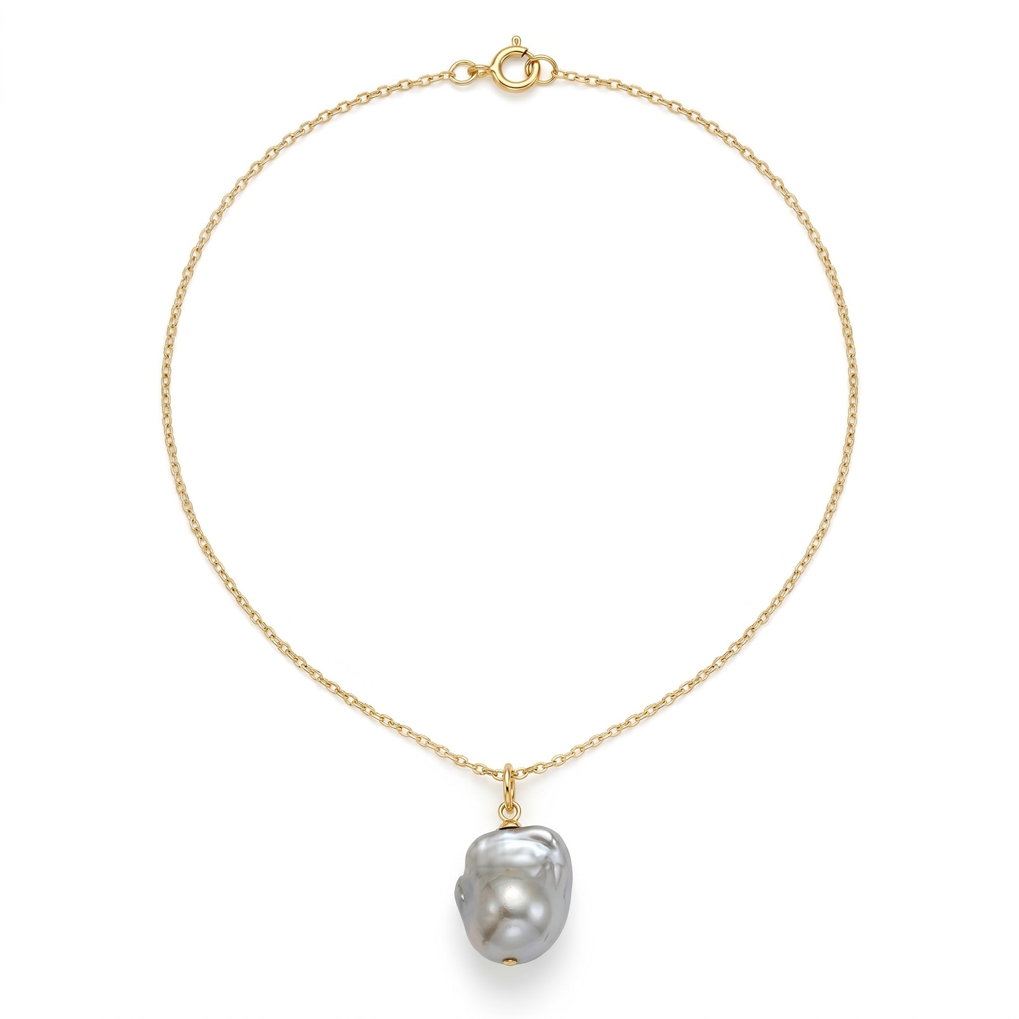 Ivory Hour｜Baroque Pearl 14K Gold Filled Necklace