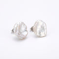 Awakening | 925 Sterling Silver Baroque Pearl Earrings
