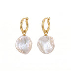 The Perfect Flaw | 18K Gold Plated Baroque Pearl Earrings