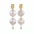 Dawn of Rome | 14K Gold Filled Baroque Pearl Earrings