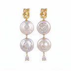 Dawn of Rome | 14K Gold Filled Baroque Pearl Earrings