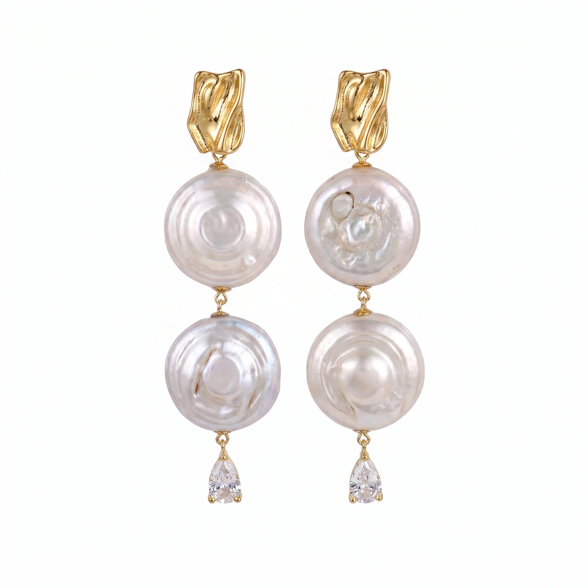 Dawn of Rome | 14K Gold Filled Baroque Pearl Earrings