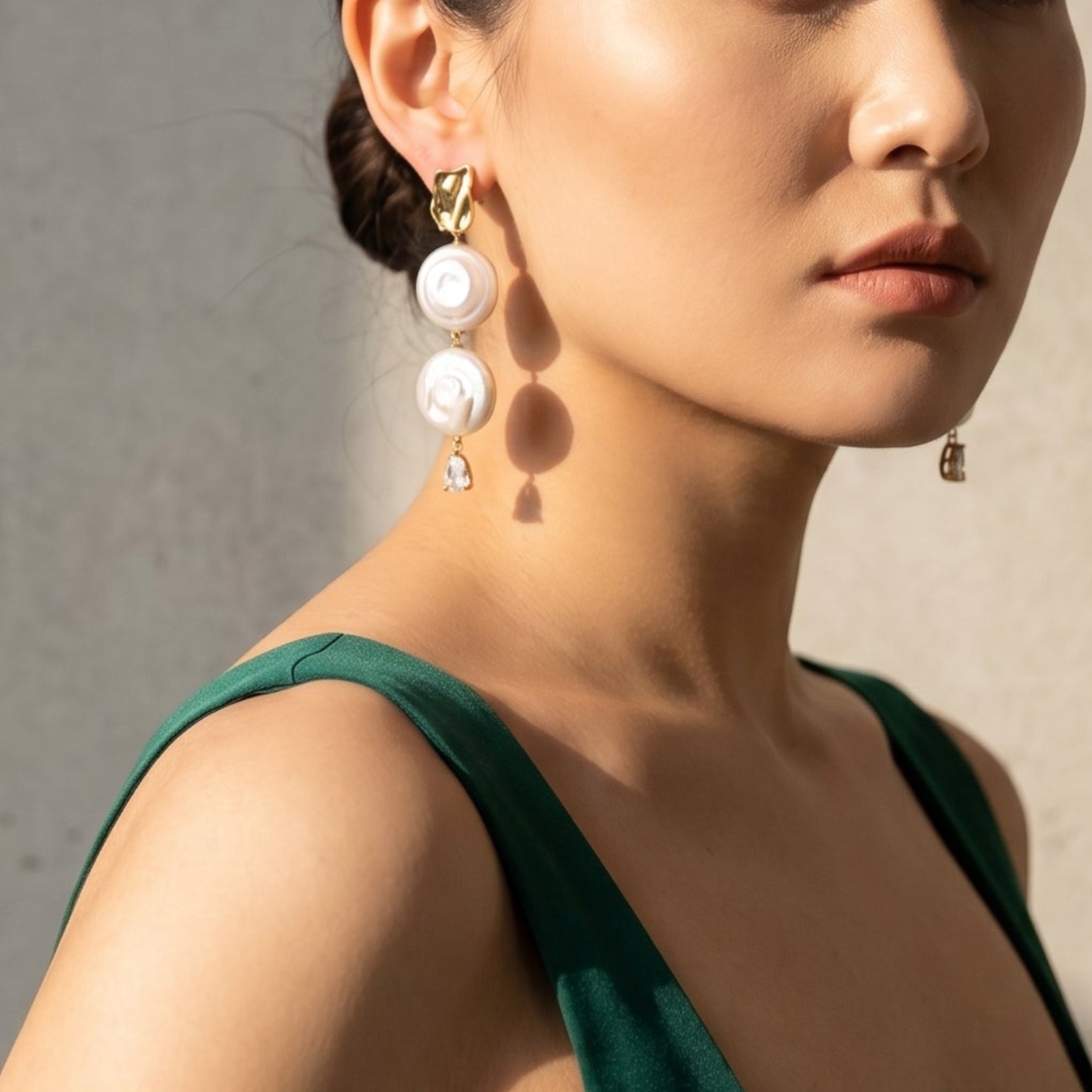 Dawn of Rome | 14K Gold Filled Baroque Pearl Earrings