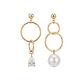 The Gilded Tear | 18K Gold Plated Baroque Pearl Earrings