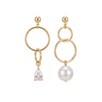 The Gilded Tear | 18K Gold Plated Baroque Pearl Earrings