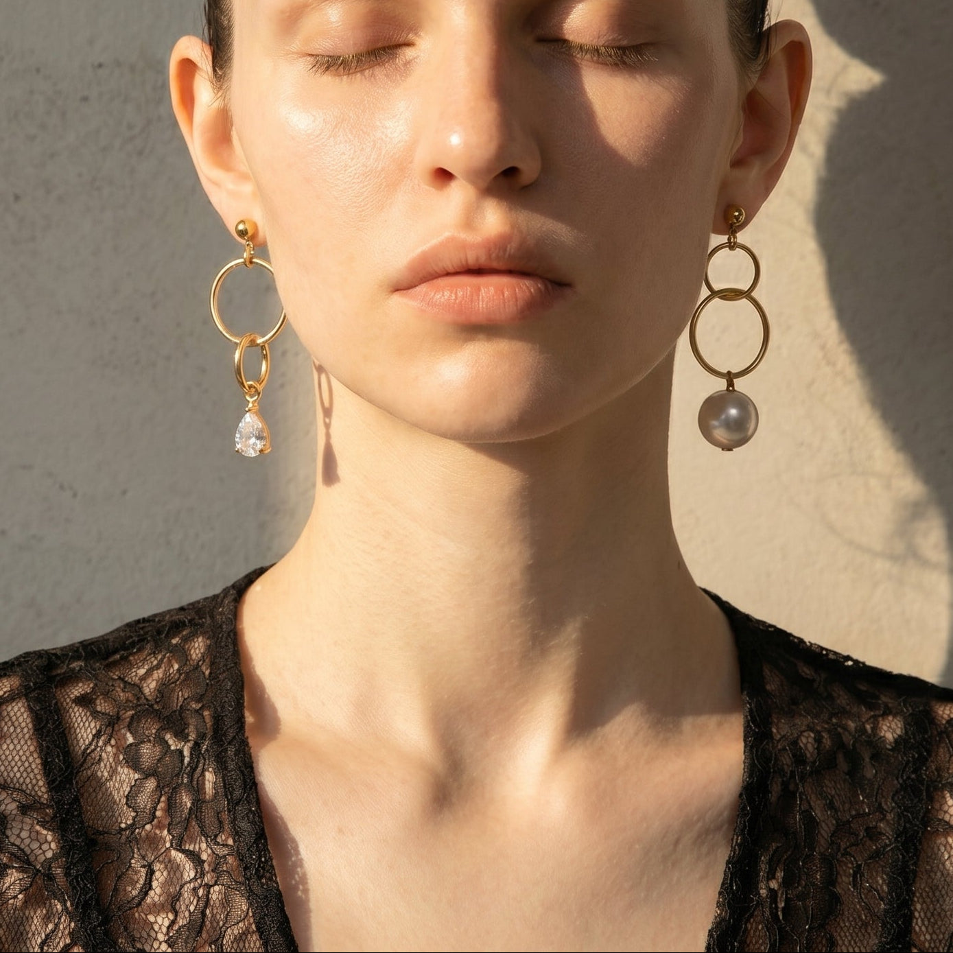 The Gilded Tear | 18K Gold Plated Baroque Pearl Earrings