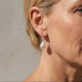 Tide Pool | 925 Sterling Silver Baroque Pearl Earrings