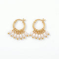 The Seven | 18k Gold Plated Baroque Pearl Earrings