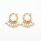 The Seven | 18k Gold Plated Baroque Pearl Earrings