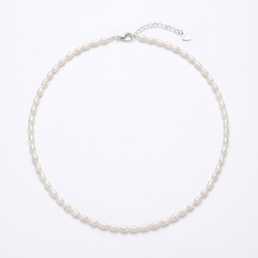 First Snow | Natural Baroque Pearl Necklace