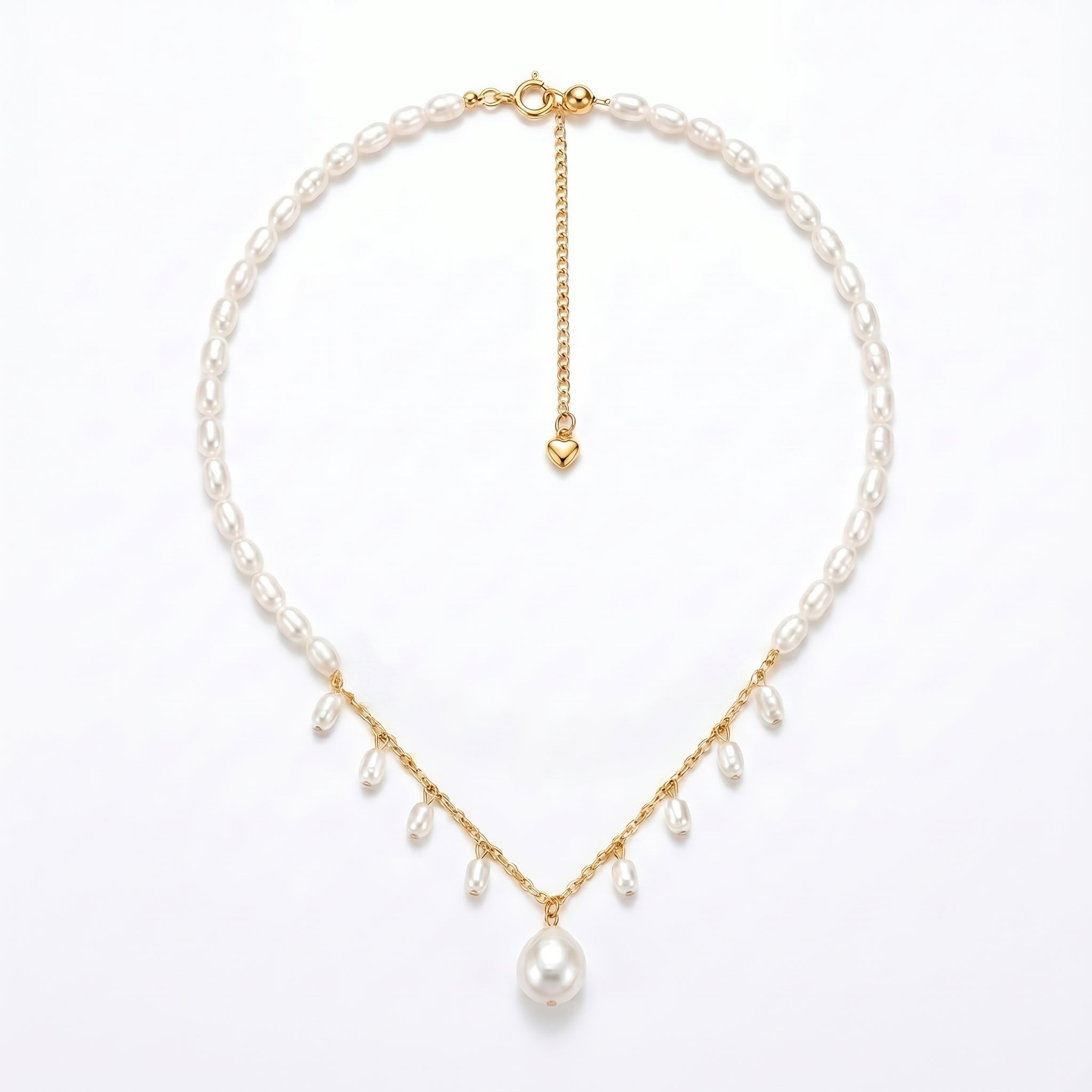 The Pearl Diver's Prize | 14K Gold Filled Baroque Pearl Necklace
