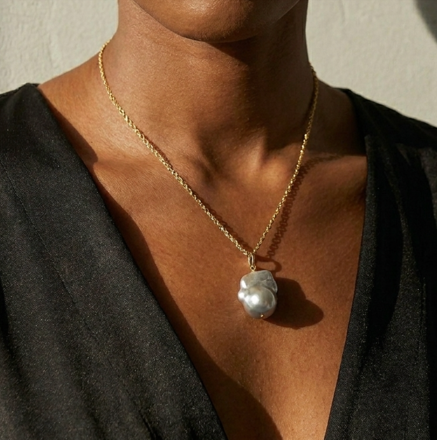 Ivory Hour｜Baroque Pearl 14K Gold Filled Necklace