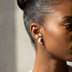 The Two Moons | 925 Sterling Silver Baroque Pearl Earrings