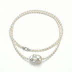 A Royal Secret | Layers wear Baroque Pearl Necklace